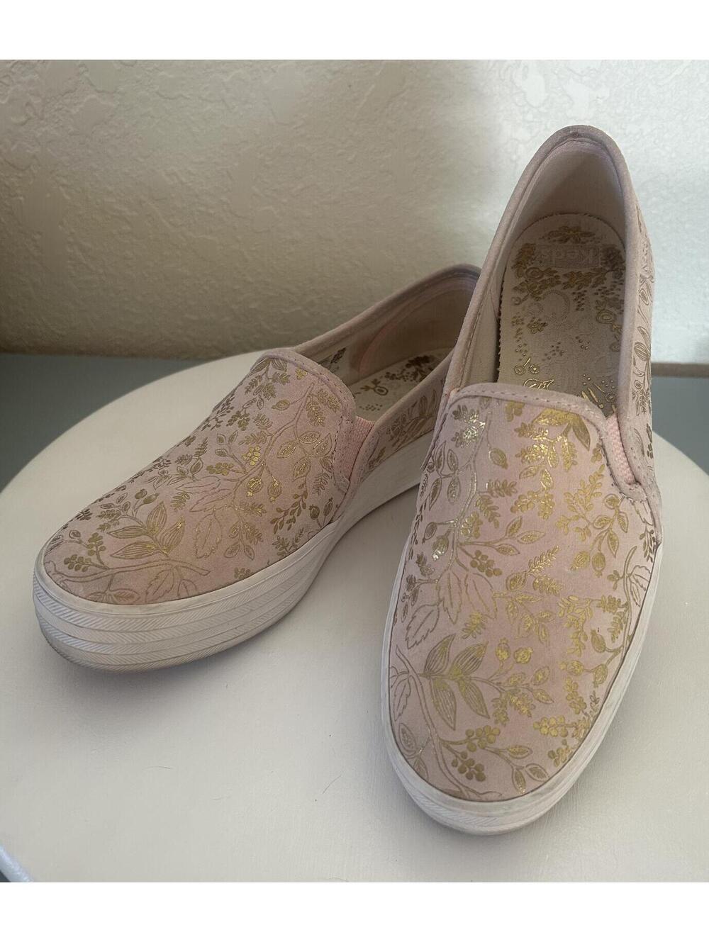 Keds x Rifle Paper Company Slip On Sneakers Size 8.5